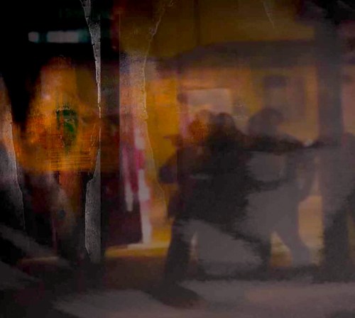 black and white drama colourized