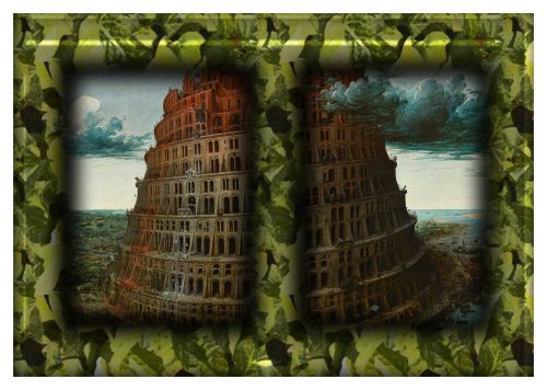 frame A Babel by Peter Brueghel the Elder